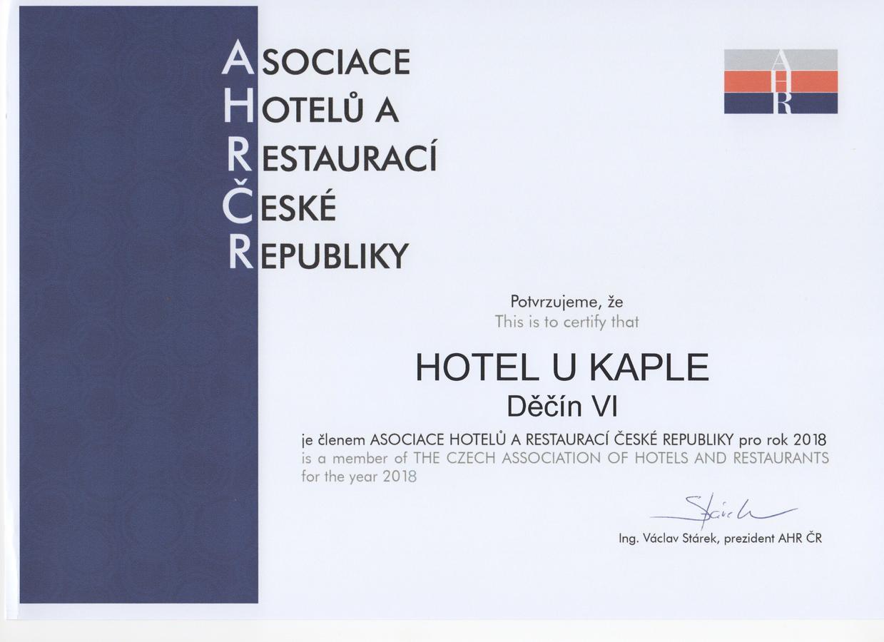 Hotel U Kaple Decin Zewnętrze zdjęcie